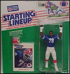 1988 Football Bruce Smith Starting Lineup Picture