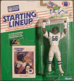 1988 Football Chip Banks Starting Lineup Picture