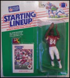 1988 Football Gary Clark Starting Lineup Picture