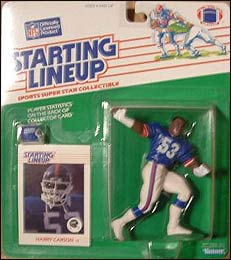 1988 Football Harry Carson Starting Lineup Picture
