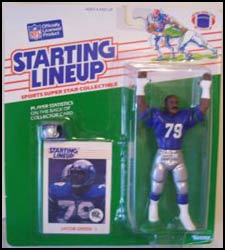 1988 Football Jacob Green Starting Lineup Picture
