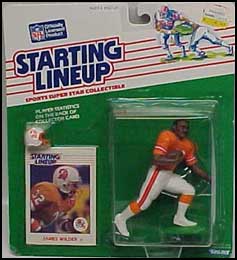 1988 Football James Wilder Starting Lineup Picture