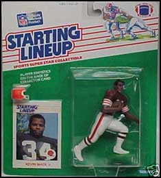 1988 Football Kevin Mack Starting Lineup Picture