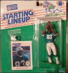 1988 Football Mark Clayton Starting Lineup Picture