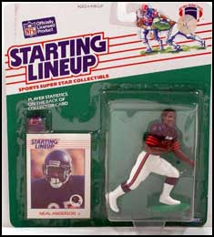 1988 Football Neal Anderson Starting Lineup Picture