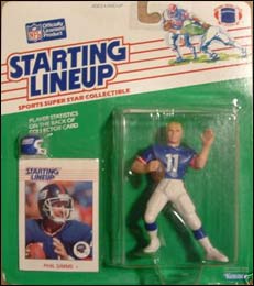 1988 Football Phil Simms Starting Lineup Picture