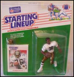 1988 Football Rueben Mayes Starting Lineup Picture