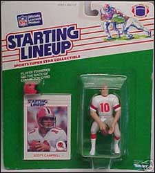 1988 Football Scott Campbell Starting Lineup Picture