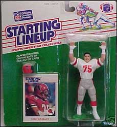 1988 Football Tony Casillas Starting Lineup Picture