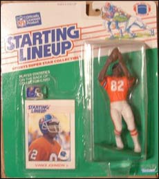 1988 Football Vance Johnson Starting Lineup Picture