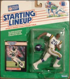 1989 Football Darrin Nelson Starting Lineup Picture