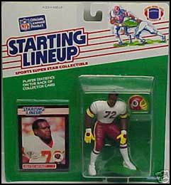 1989 Football Dexter Manley Starting Lineup Picture