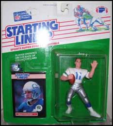 1989 Football Kelly Stouffer Starting Lineup Picture