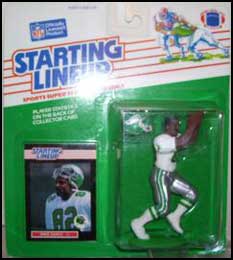 1989 Football Mike Quick Starting Lineup Picture