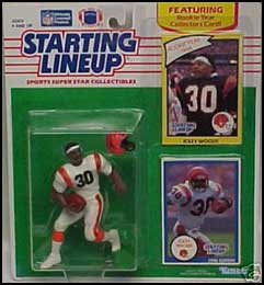 1990 Football Ickey Woods Starting Lineup Picture