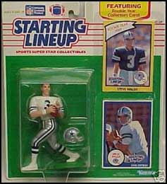 1990 Football Steve Walsh Starting Lineup Picture