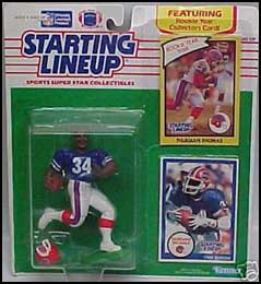1990 Football Thurman Thomas Starting Lineup Picture