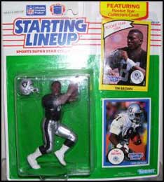 1990 Football Tim Brown Starting Lineup Picture