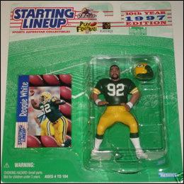 1997 Football Reggie White Starting Lineup Picture