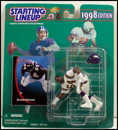 1998 Football Randall McDaniel Starting Lineup Picture